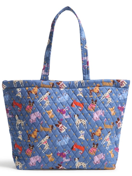 Vera Bradley Handbags - Vera Bradley Cotton East West Tote in Bark Park